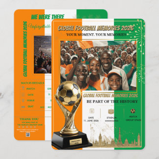 Cartão De Festividades Global Football Memories 2026 Cards