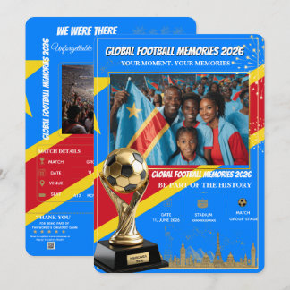 Cartão De Festividades Global Football Memories 2026 Cards