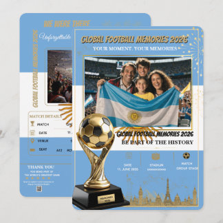 Cartão De Festividades Global Football Memories 2026 Cards