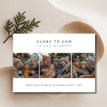 Cartão De Festividades Glória Religiosa a Deus Foto de Natal Santa Fé<br><div class="desc">Celebre o verdadeiro significado do Natal com este cartão de feriado "Glória a Deus". Com tipografia elegante, este simples cartão religioso é perfeito para compartilhar sua fé e alegria com os entes queridos. Seja para famílias católicas ou cristãs, oferece um toque moderno e único, mantendo o foco na mensagem sagrada...</div>