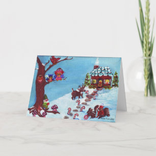 Cartão De Festividades Gnome for the Holidays Holiday Card