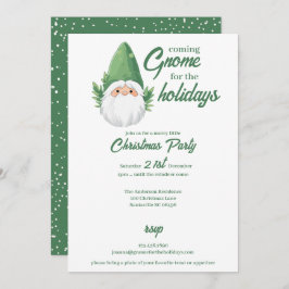 Cartão De Festividades Gnomo de Papais noeis bonitos para os feriados