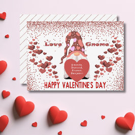 Cartão De Festividades Gnomo do Amor Feliz Dia dos Namorados