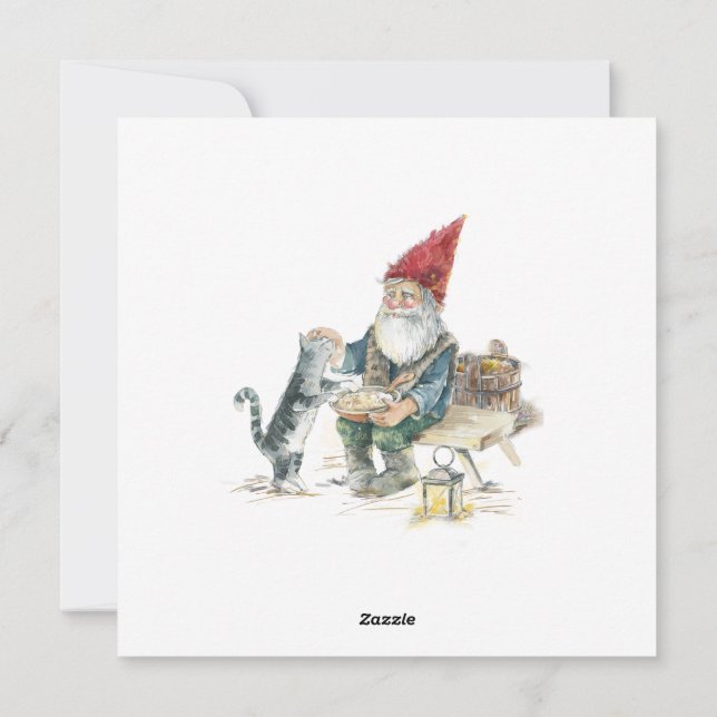 Cartão De Festividades God Jul (Verso)