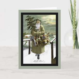 Cartão De Festividades God Jul Swedish Santa