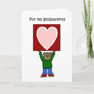 Cartão De Festividades godparents valentine