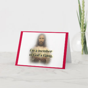 Cartão De Festividades gods gang