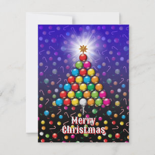 Cartão De Festividades Golf Feliz Design de Natal