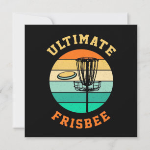 Cartão De Festividades Golfe de Disco Ultimate Frisbee