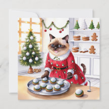 Golfe tema de Natal para amante de gatos golfista 