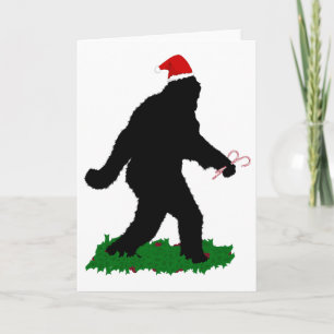 Cartão De Festividades Gone Christmas , Gone Squatchin'