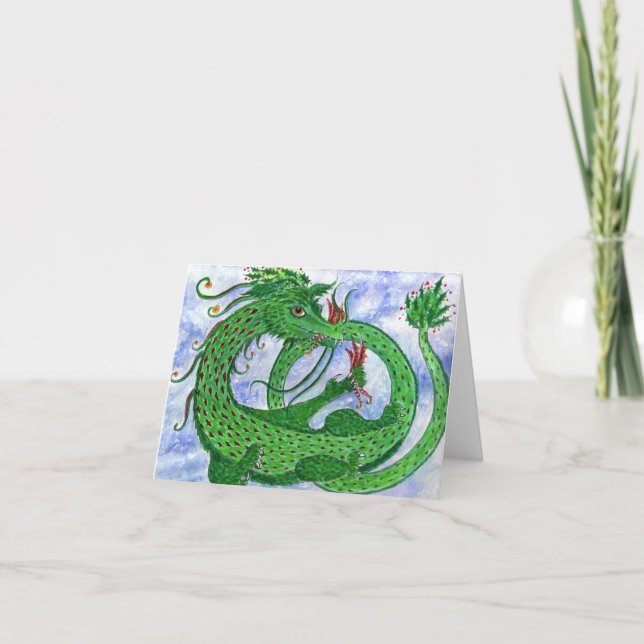 Cartão De Festividades Gosto De menta-Peppermenta (Frente)