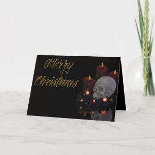 Cartão De Festividades Gothic Holidays - Merry Christmas