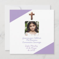 Gracias por Celebrar Mi Primera Comuniao con Foto