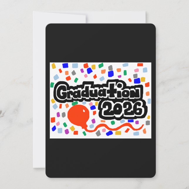 Cartão De Festividades Graduação 2026 (Frente)