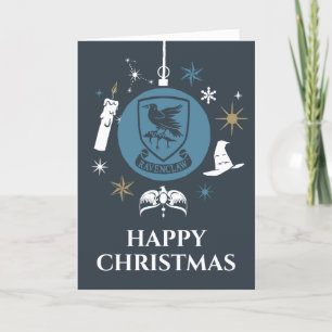 Cartão De Festividades Gráfico Bauble de Feriado RAVENCLAW™