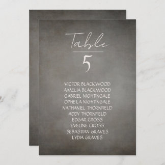 Cartão De Festividades Gráfico Mínimo Elegante de Fixação do Enfumaçado