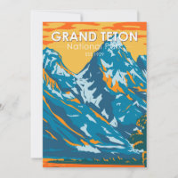 Grand Teton National Park Wyoming Vintage