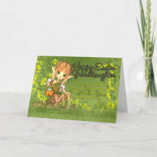 Cartão De Festividades Granddaughter Easter Card - Cute Centaur With East