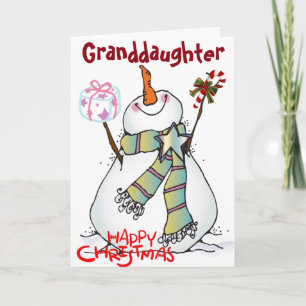 CARTÃO DE FESTIVIDADES *GRANDDAUGHTER* U MAKE EVERYONE HAPPY EVERYDAY