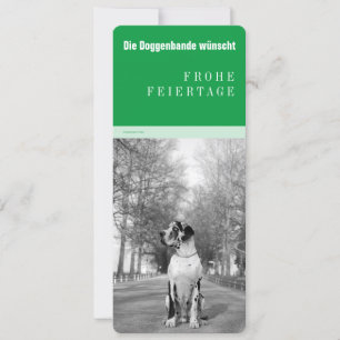 Cartão De Festividades Grande Natal de Dane