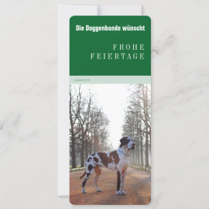 Cartão De Festividades Grande Natal de Dane