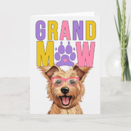 Cartão De Festividades GrandMAW Berger Picard Grand DOG Avós