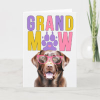 GrandMAW Chocolate Lab GrandDOG Avós Day
