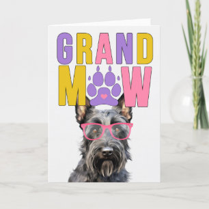 Cartão De Festividades GrandMAW Scottie GrandDOG Avós Dia