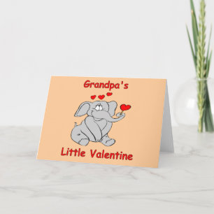 Cartão De Festividades Grandpa's Little Valentine
