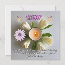 Cartão De Festividades Grata por você todos os dias