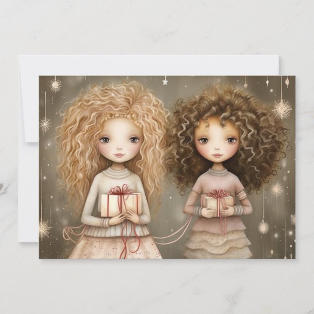 Cartão De Festividades Gratidão pela Sua Amizade: Uma Saudação de Fim de  (Frente)