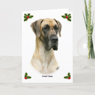 Cartão De Festividades Great dane 9Y052D-035