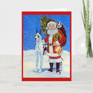 Cartão De Festividades Great Dane Christmas Cards