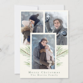 Cartão De Festividades Greenerescência Simples e Festiva Três Foto