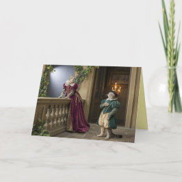 Cartão De Festividades Grey Tabby Valentine Card