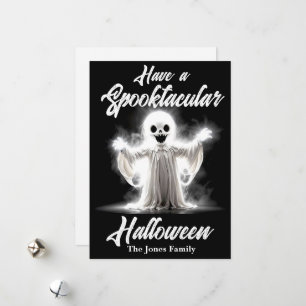 Cartão De Festividades Grin in in the Gloom - A Saudação do Espectro