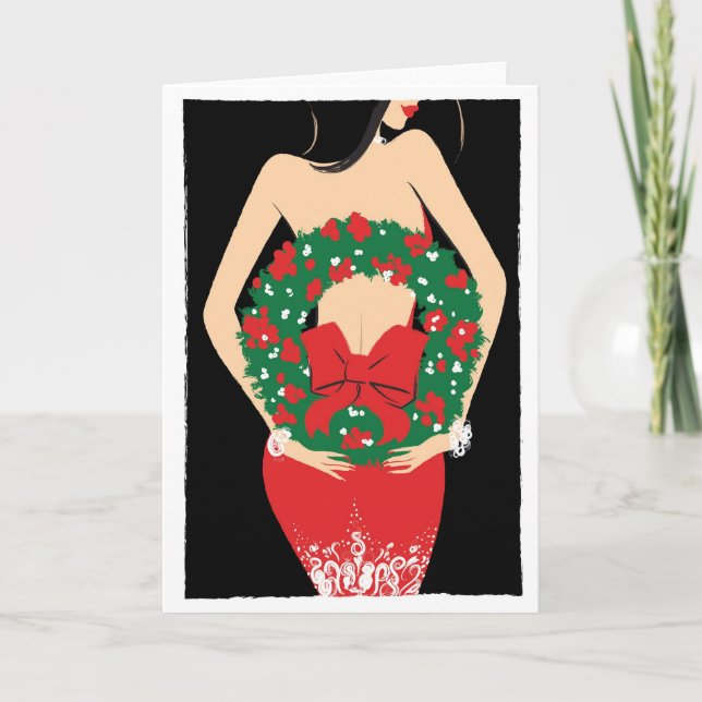 Cartão De Festividades Grinalda (Frente)