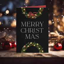 Grinalda Brilhante Feliz Natal