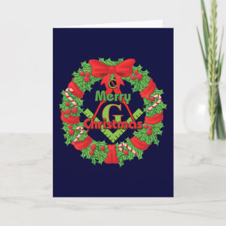 Cartão De Festividades Grinalda maçónica