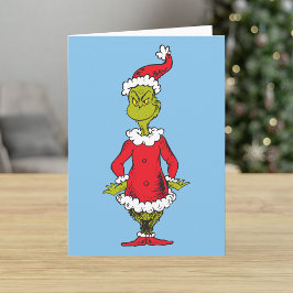 Cartão De Festividades Grinch Clássico | Papai Noel