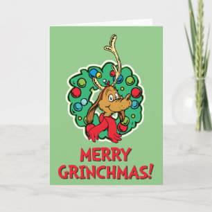 Cartão De Festividades Grinch   Máximo Grinalda de Natal