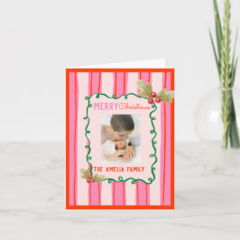 Cartão De Festividades Groovy Christmas Doodle Photo 