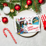 Cartão De Festividades Grpolegadas clássico | Grass na Chaminé<br><div class="desc">Os feriados não estarão completos sem o Grpolegadas! COMO GRAM STOLE CHRISTMAS é uma história clássica de uma cidade chamada Who-ville e como o espírito natalício pode derreter até o mais frio dos corações.</div>