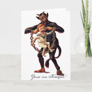 Cartão De Festividades Gruss Vom (Saudações De Krampus)