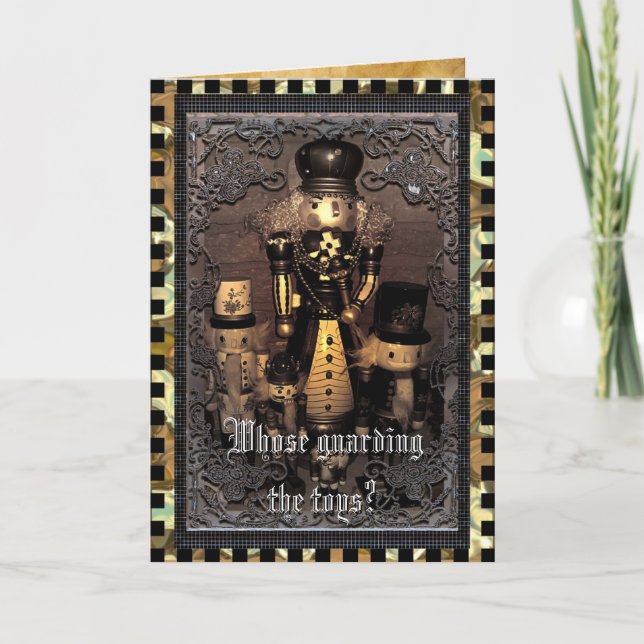 Cartão De Festividades Guardando os brinquedos customizáveis (Frente)