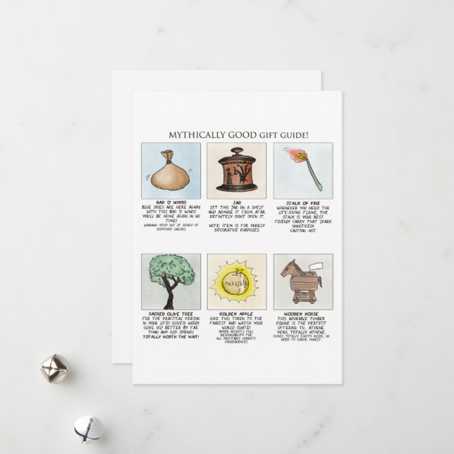 Cartão De Festividades Guia de Presente Mito Guia de mitologia Carro de N (Frente/Verso In Situ)