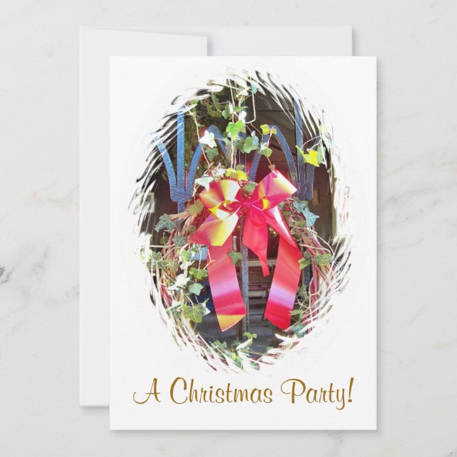 CARTÃO DE FESTIVIDADES GUIRLANDA DE NATAL (Frente)