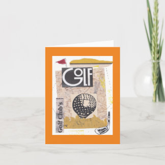 Cartão De Festividades Guru de Golfe