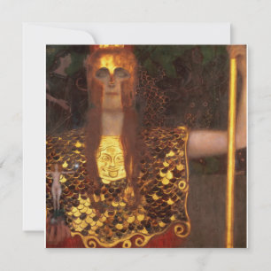 Cartão De Festividades Gustav Klimt - Minerva Ou Pallas Athena